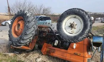 Mersin’de traktör ile otomobil çarpıştı: 1 ölü