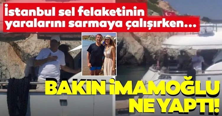 İstanbul sel felaketinin yaralarını sarmaya çalışırken İmamoğlu bakın ne yaptı!