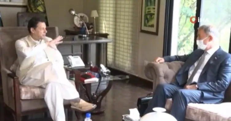 Bakan Akar, Pakistan Başbakanı Khan ile görüştü