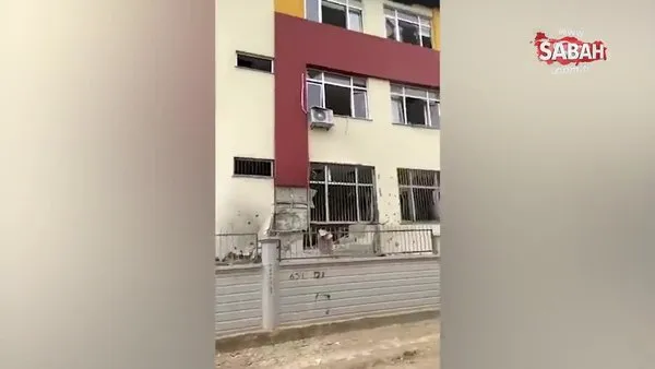SON DAKİKA: PKK/YPG'nin Karkamış'a fırlattığı roketlerden biri okula, ikisi eve, diğeri ise bir TIR'a isabet etti! İşte ilk görüntüler... | Video
