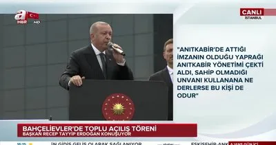 Cumhurbaşkanı Erdoğan Anıtkabir yönetimi o kağıdı çekti aldı!