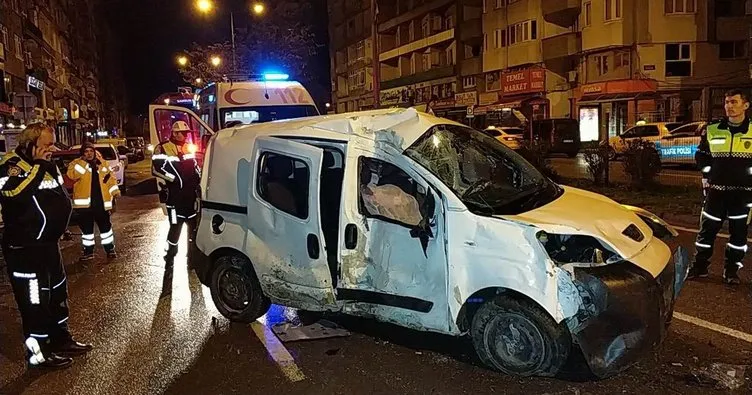 Samsun’da trafik kazası: 1 ölü, 2 yaralı