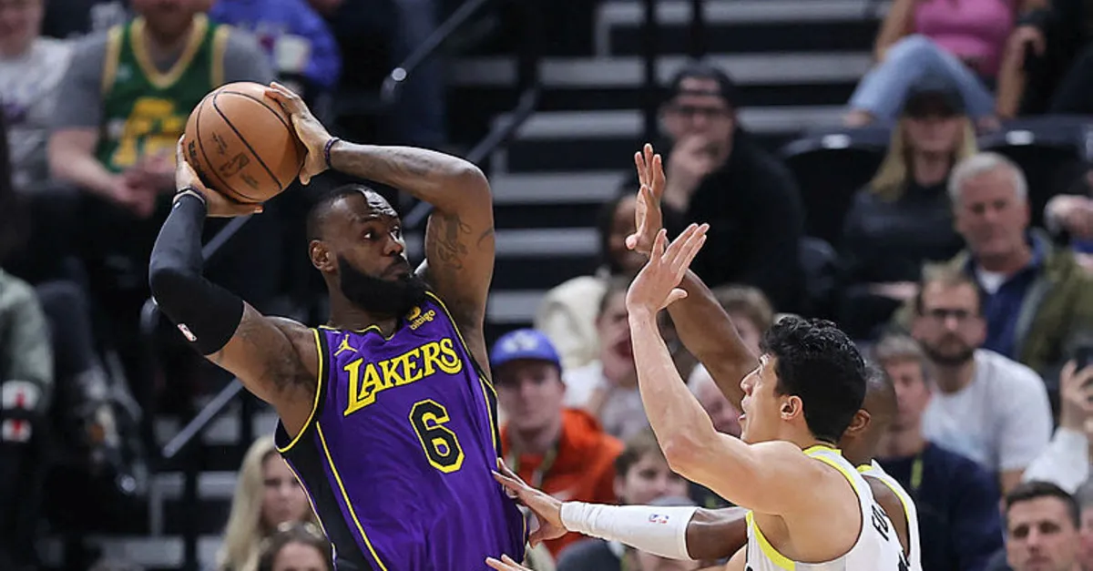 NBA'de nefes kesen maçta kazanan Los Angeles Lakers oldu! Lebron'un son ...