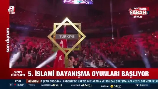 5. İslami Dayanışma Oyunları başlıyor! Türkiye sahaya indi! Konya'dan tüm dünyaya kardeşlik mesajı | Video