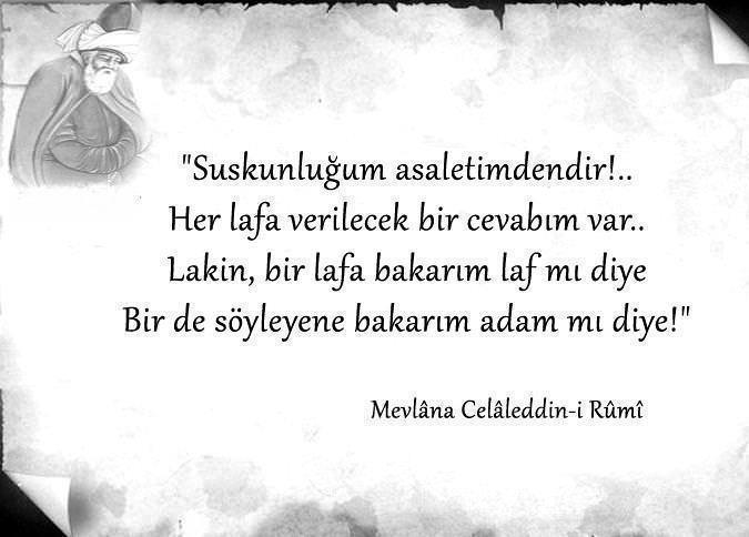 Resimli Mevlana Sözleri - En Güzel Hz. Mevlana Sözleri ve Öğütleri