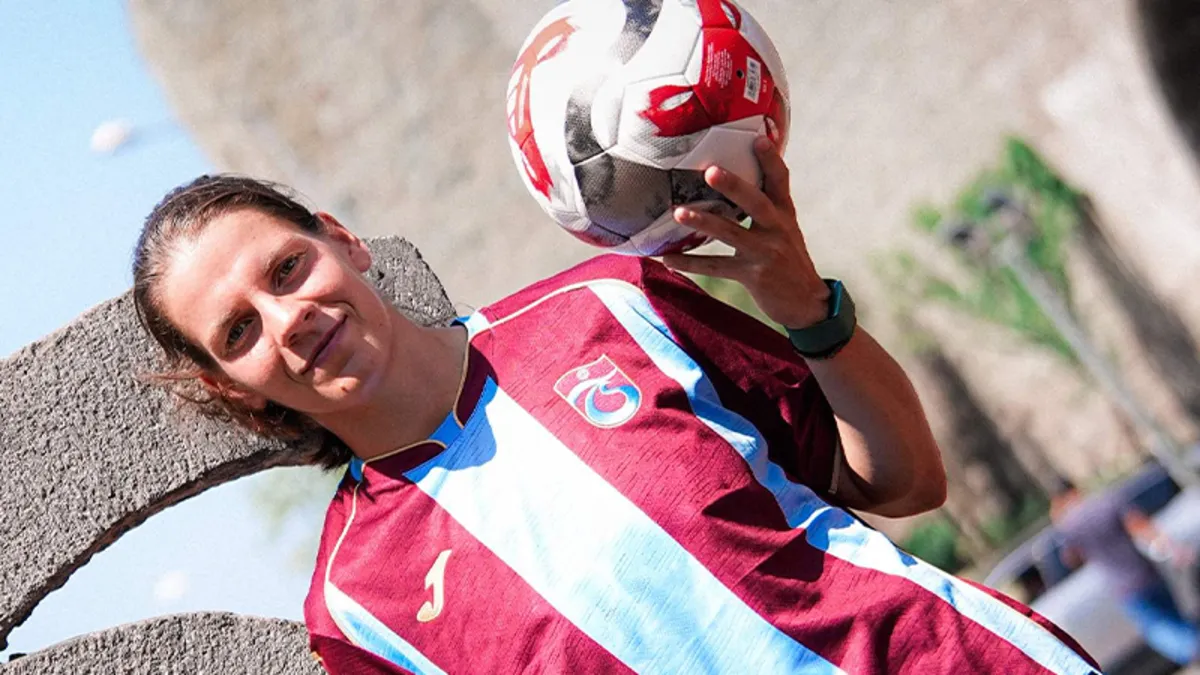 Trabzonspor'un yeni transferi Marija Aleksic'in fotoğrafı.