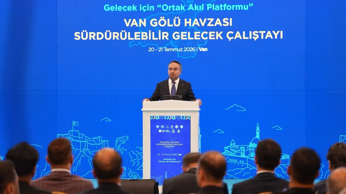 Van Gölü Havzası'nın geleceği için düzenlenen sürdürülebilirlik çalıştayından genel görünüm.