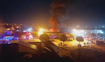 Antalya'da iş yeri alev alev yandı! 1 kişi feci şekilde can verdi #antalya