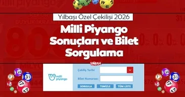 MİLLİ PİYANGO BİLET SORGULAMA | Milli Piyango yılbaşı çekilişi sonuçları! 2026 Amorti ve büyük ikramiye hangi numaralara çıktı?