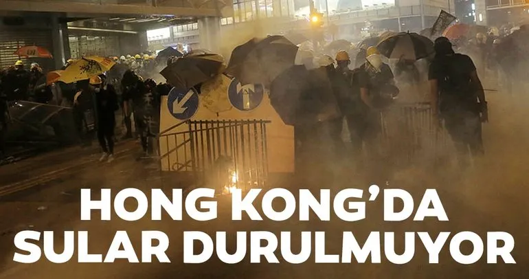 Hong Kong’da protestolar durmuyor