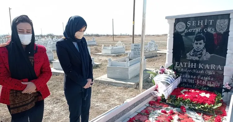 İdlib şehidi Fatih Kara mezarı başında anıldı