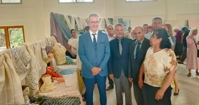 Fethiye’de Halk Eğitim Üzümlü Dastar Dokuma ve Giyim Sergisi açıldı