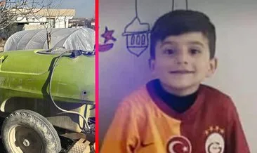 5 yaşındaki İbrahim'in acı sonu! İlaçlama motoruna dokununca... #sanliurfa