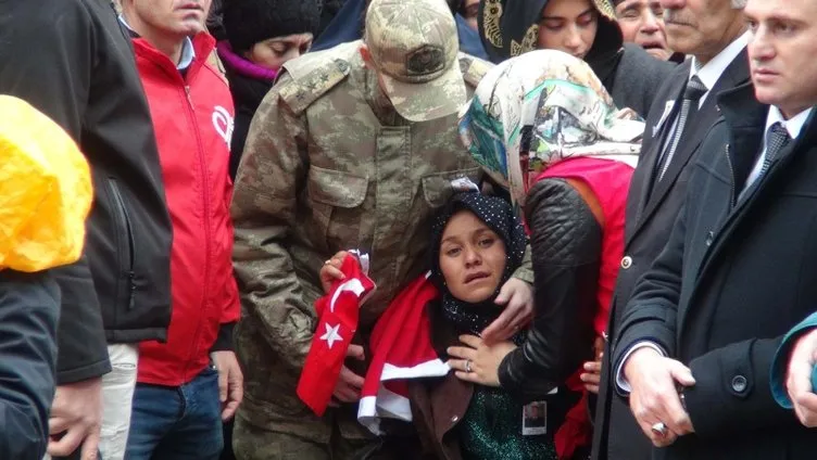 Tel Abyad şehidi teğmen Sinan Bilir, Tokat'ta son yolculuğa uğurlandı