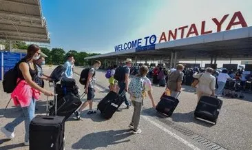 Antalya’ya hava yoluyla gelen turist sayısı 12 milyonu aştı
