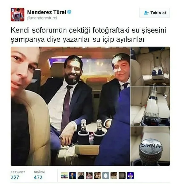 Menderes Türel ve Arda Turan’ın yer aldığı selfie’ye tazminat