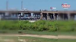 ABD’de mavna köprüye çarptı