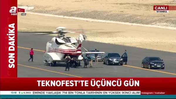 Başkan Erdoğan TEKNOFEST'te!