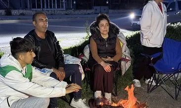 İstanbul'da deprem sonrası endişe ve panik sürüyor! Vatandaşlar geceyi dışarıda geçiriyor #istanbul