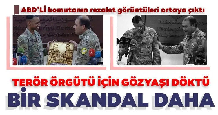 SON DAKİKA: ABD’li komutan terör örgütü YPG/PKK için gözyaşı döktü! Rezalet görüntüler ortaya çıktı...