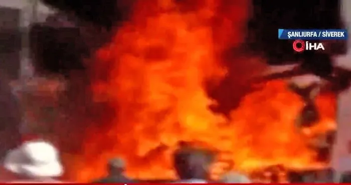 Son dakika haberi... Şanlıurfa’da yangın dehşeti! Panik anları kamerada | Video