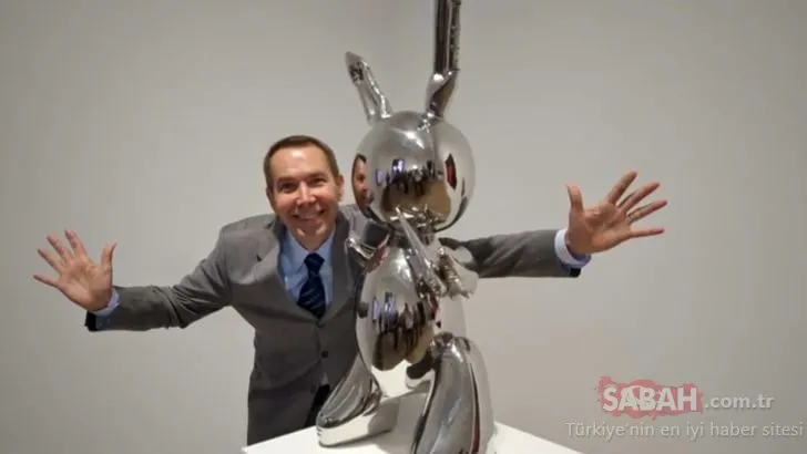 ABD’li heykeltraş Jeff Koons’un ’Tavşan’ heykeli rekor fiyata satıldı