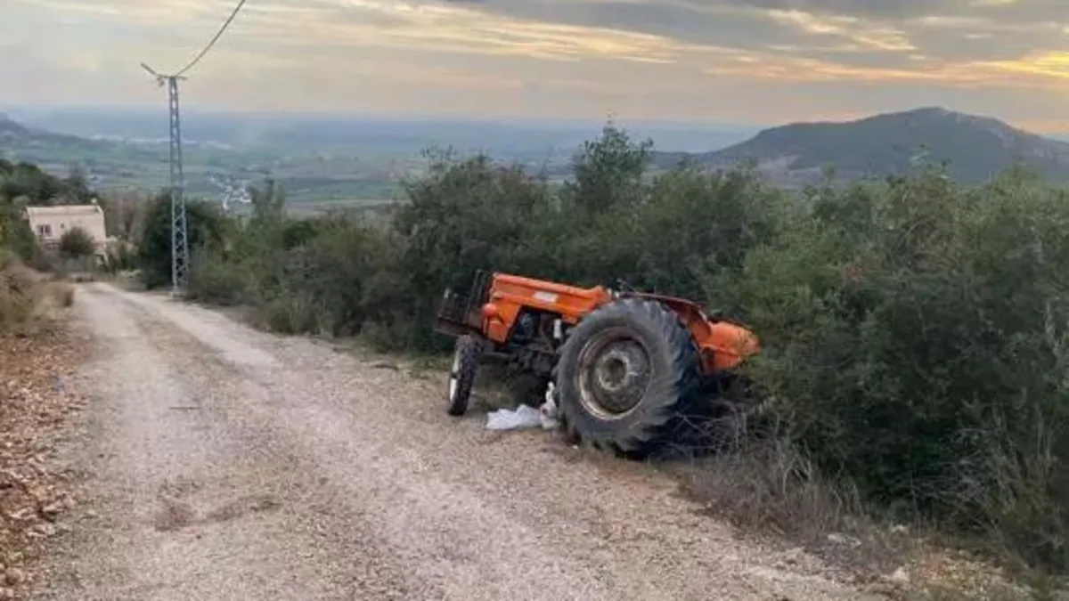 Traktör sürücüsünün acı ölümü