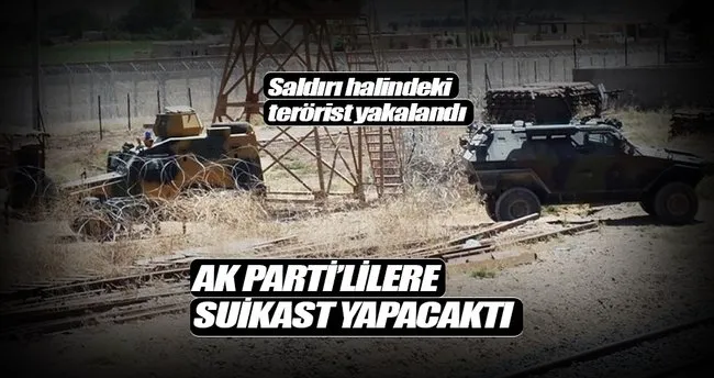 Saldırı hazırlığındaki PKK’lı terörist yakalandı