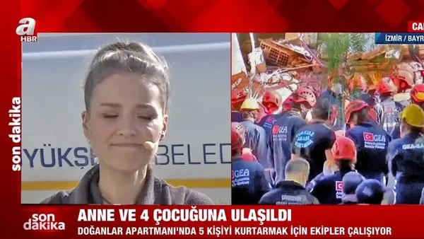 Son dakika! Canlı yayında gözyaşları! İzmir'de deprem enkazındaki o haberi böyle sundu | Video