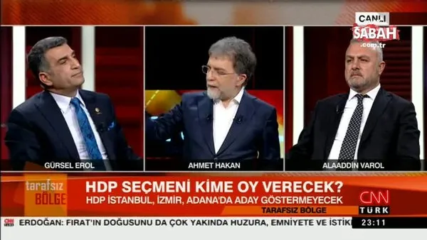 CHP Milletvekili Gürsel Erol canlı yayında HDP'yi böyle savundu!