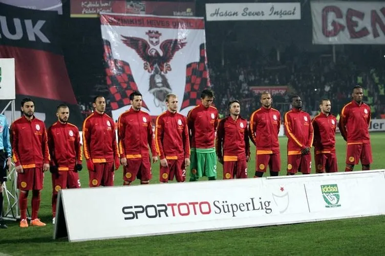 Gaziantepspor - Galatasaray maçından kareler