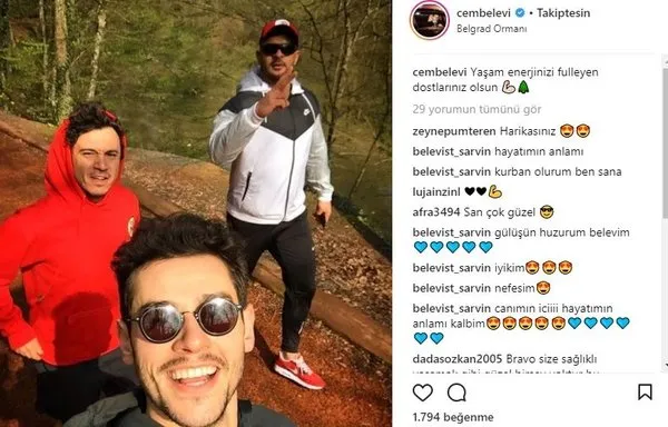 Ünlü isimlerin Instagram paylaşımları (30.03.2018) (Almeda Abazi)