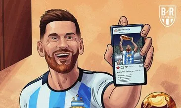 Messi’den bir rekor daha! Adeta bir sosyal medya fenomeni...