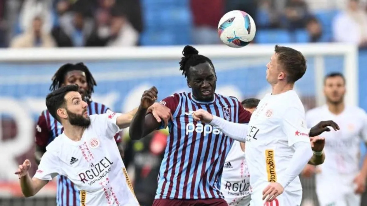 Trabzonspor ile Antalyaspor 58. randevuda