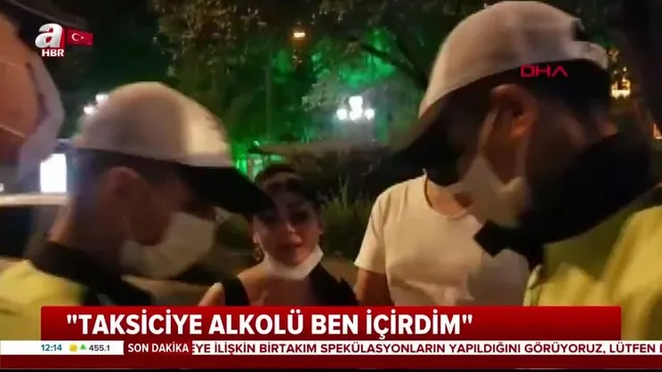 Ankara'da alkollü çıkan taksici için yanındaki kadından ilginç savunma:
