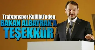 Bakanlarımıza teşekkürler