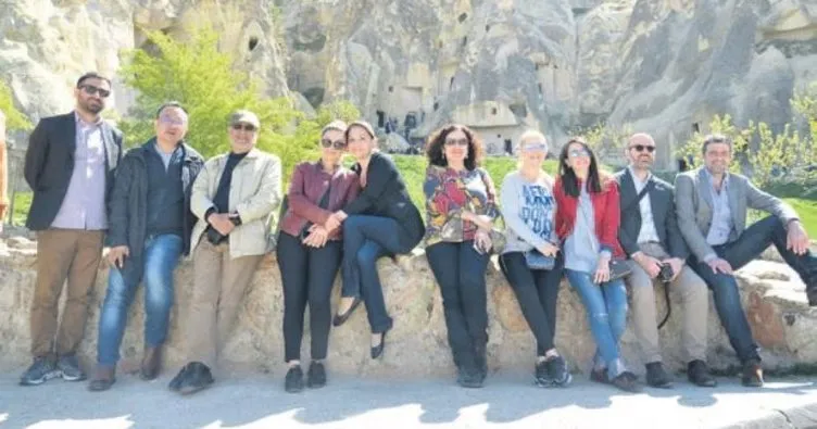 Yabancı gazeteciler Kapadokya’da