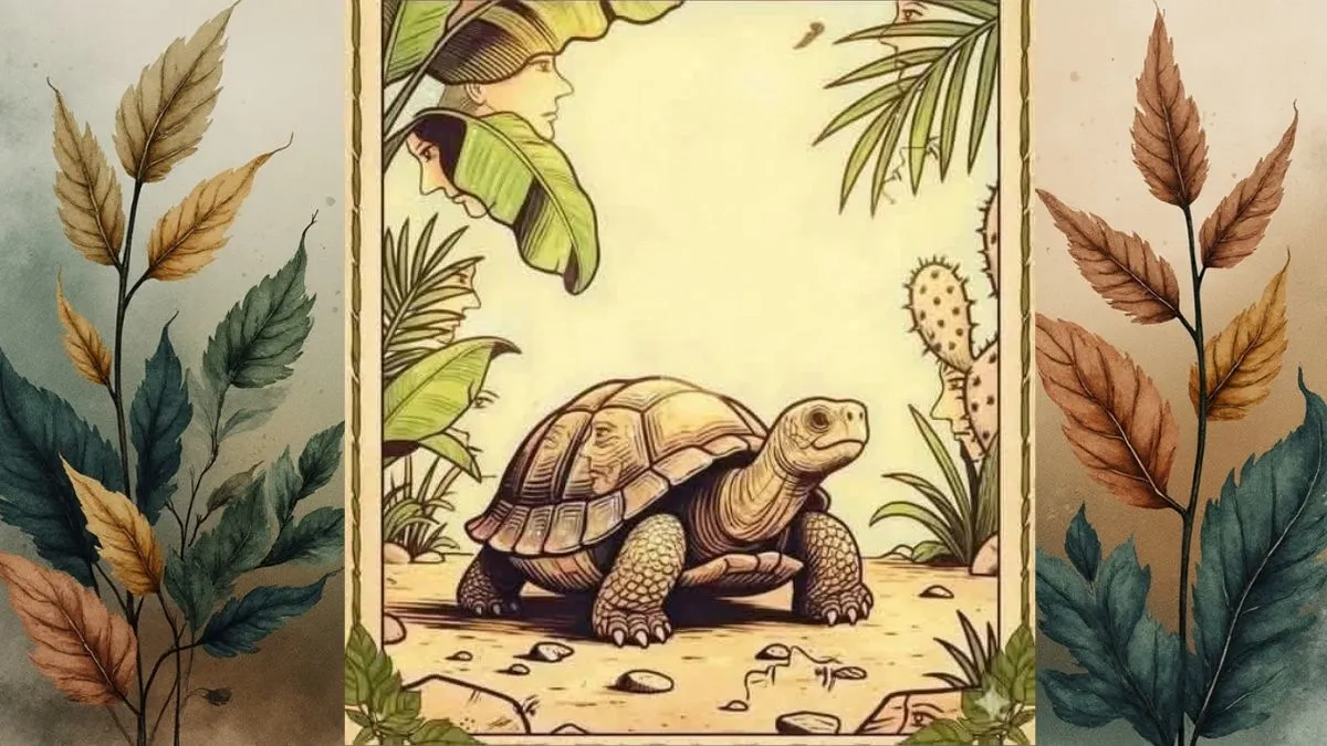 %99’u sadece kaplumbağayı görüyor! Bu görseldeki tüm gizli yüzleri bulabilir misiniz?