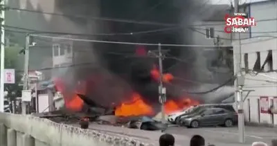 Çin’de askeri uçak yerleşim alanına düştü: 1 ölü, 2 yaralı | Video