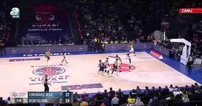 Fenerbahçe Beko 46-42 Beşiktaş GAİN | 2. Periyot sonucu