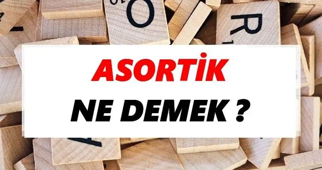 Asortik Ne Demek? TDK’ya Göre Asortik Sözlük Anlamı Nedir?