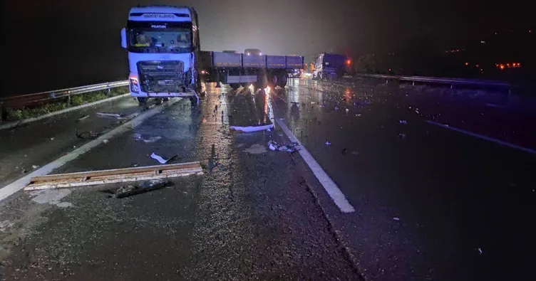 Gaziantep’te feci kaza: TIR ile kamyonet çarpıştı! 1 ölü,1 yaralı