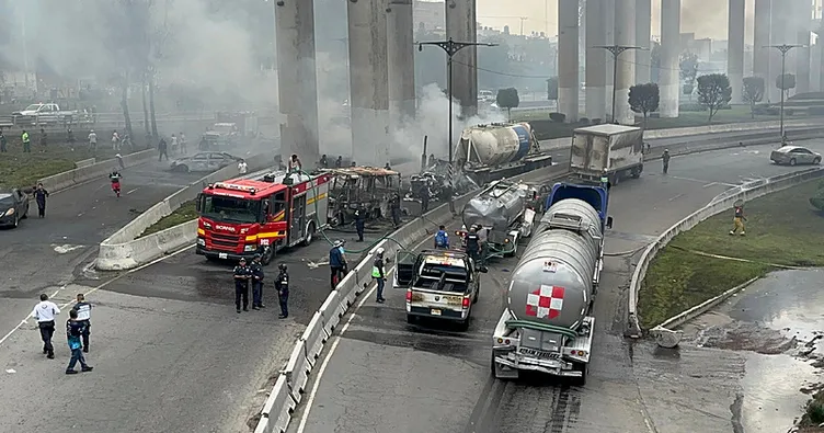 Meksika’da korkunç patlama: LPG tankeri havaya uçtu