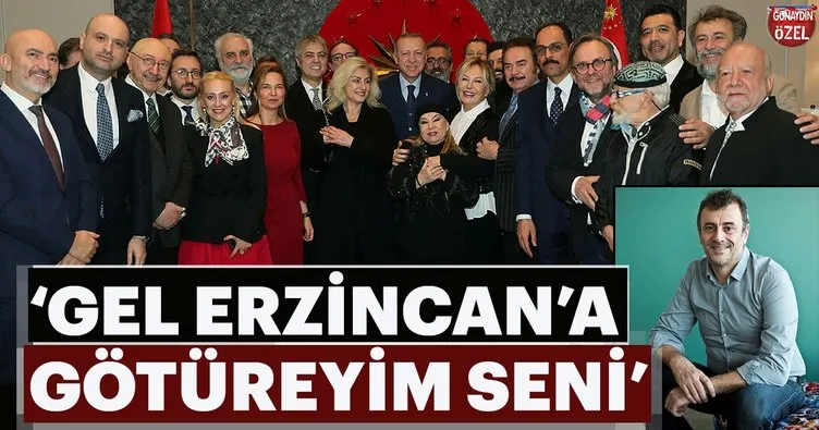 Başkan Recep Tayyip Erdoğan ‘Gel Erzincan’a götüreyim seni’