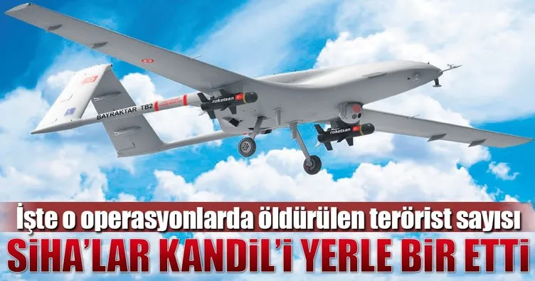 Kandil’i SİHA’lar vurdu