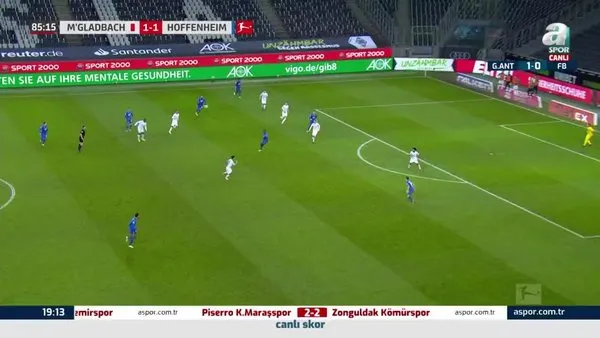GOL | Borussia Mönchengladbach 1-2 Hoffenheim