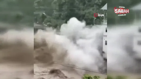 Çin’deki sel felaketinde 15 kişi öldü, 4 kişi kayboldu | Video