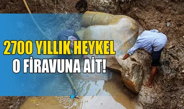 Mısır’da bulunan 2700 yıllık heykelin hikayesi çözülüyor
