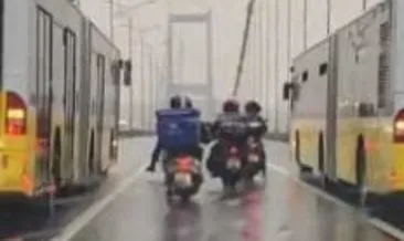 Metrobüs şoförleri köprüde böyle seferber oldu! #istanbul