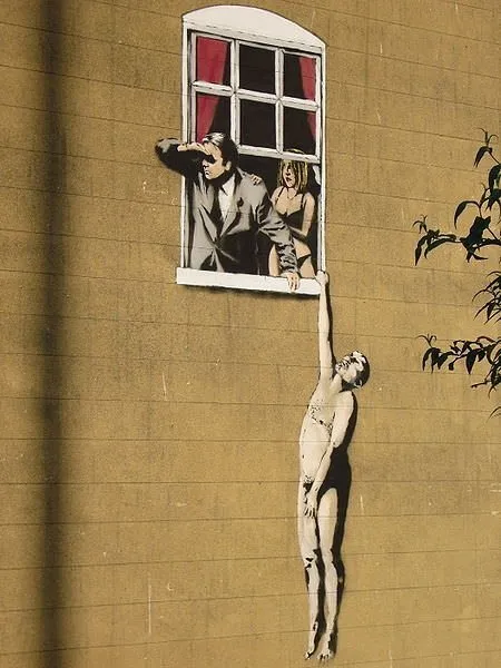 Sokağın gizemli sanatçısı Banksy